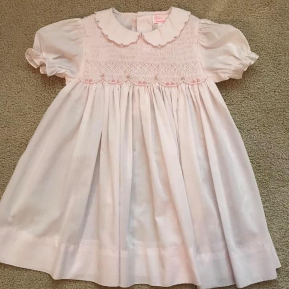 Baby girl smocked dress